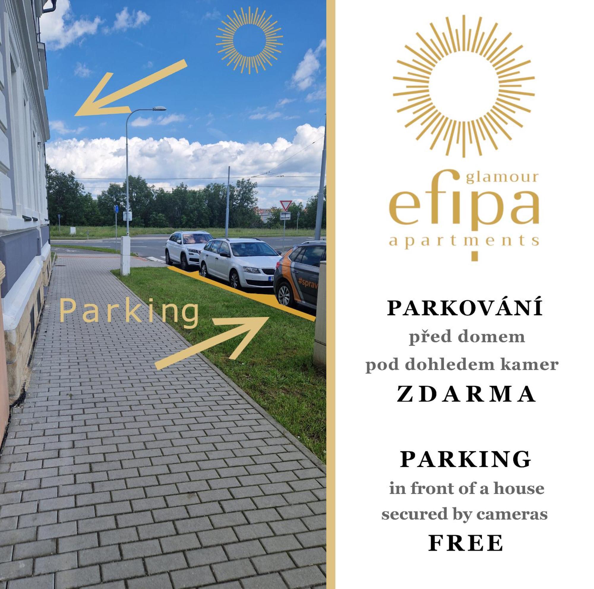 Efipa Glamour Apartments Plzeň Eksteriør billede